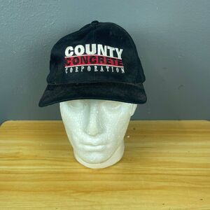 Four Seasons County Concrete Corporation Men Black Snapback Cap Outdoor Casual